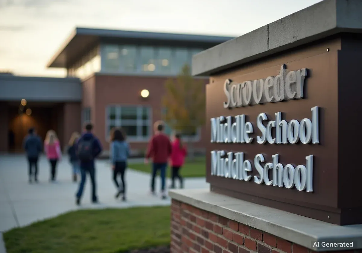 Schroeder Middle School Earns State Blue Ribbon Award
