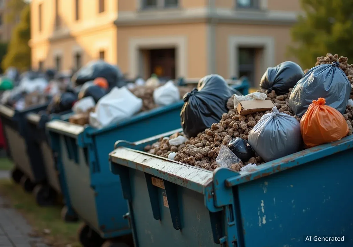 College Dorm Waste Photo Sparks Environmental Concerns