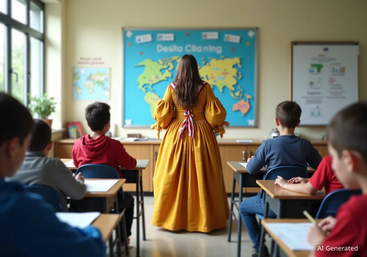 Teacher Uses Costumes and Life Skills to Engage Students
