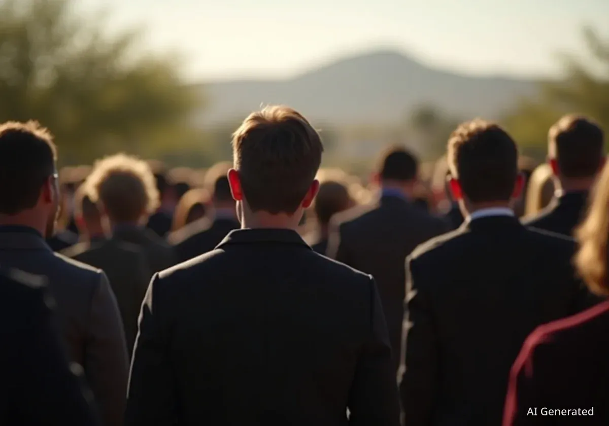 Mourners Gather in Arizona for Charlie Kirk Memorial Service