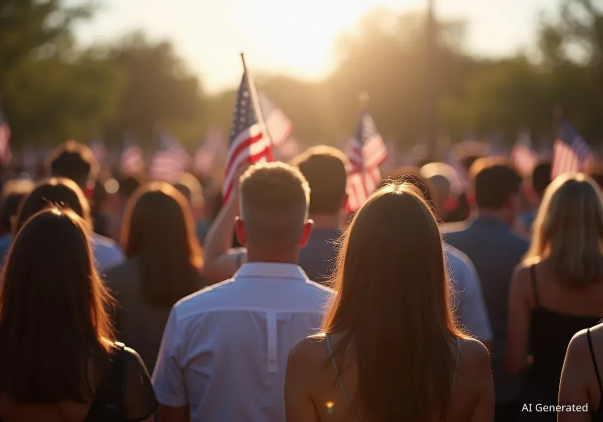 Memorial Held for Conservative Activist Charlie Kirk in Arizona