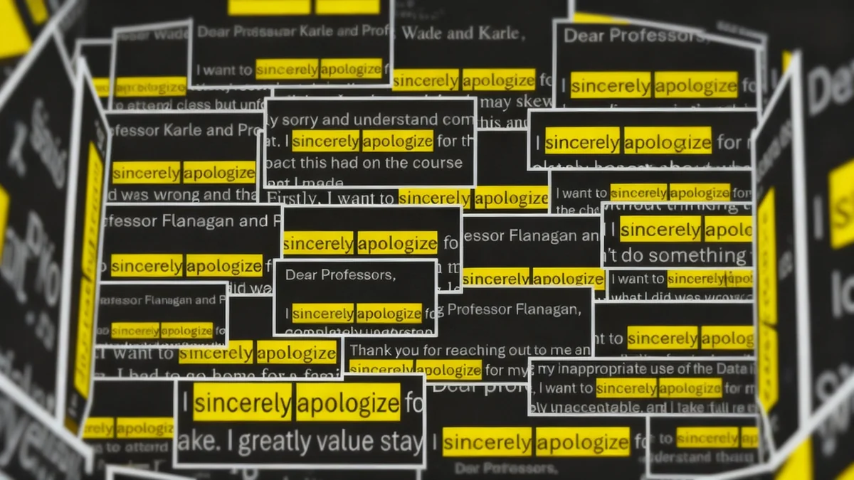 Students Use AI for Apologies After Cheating Scandal