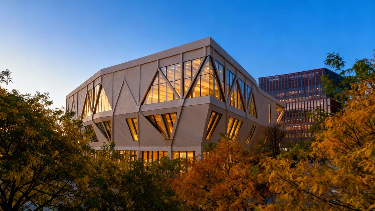 Harvard Opens New Mass-Timber 'Treehouse' Student Center