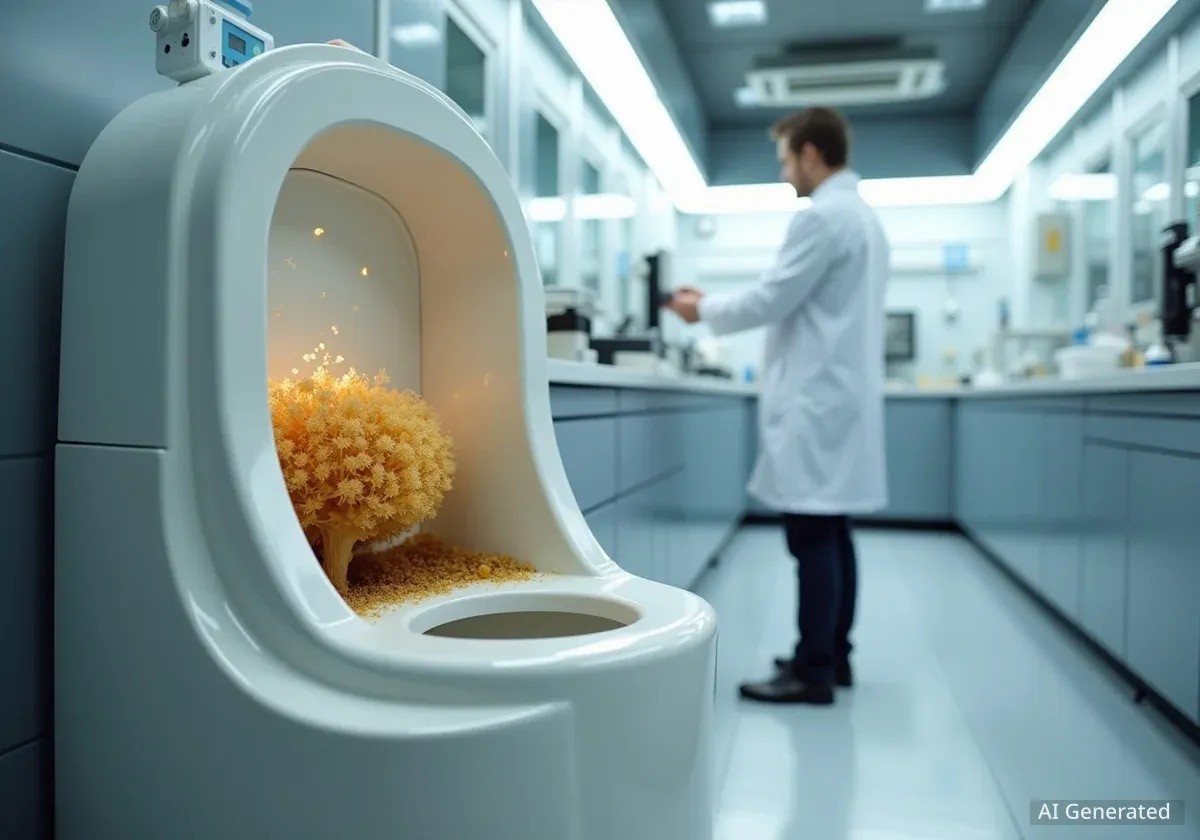 UBC Develops Mushroom-Powered Toilet to Convert Waste