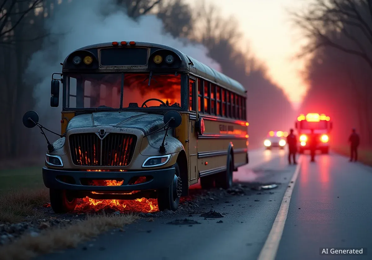 UMass Lowell Student Bus Catches Fire En Route to Competition