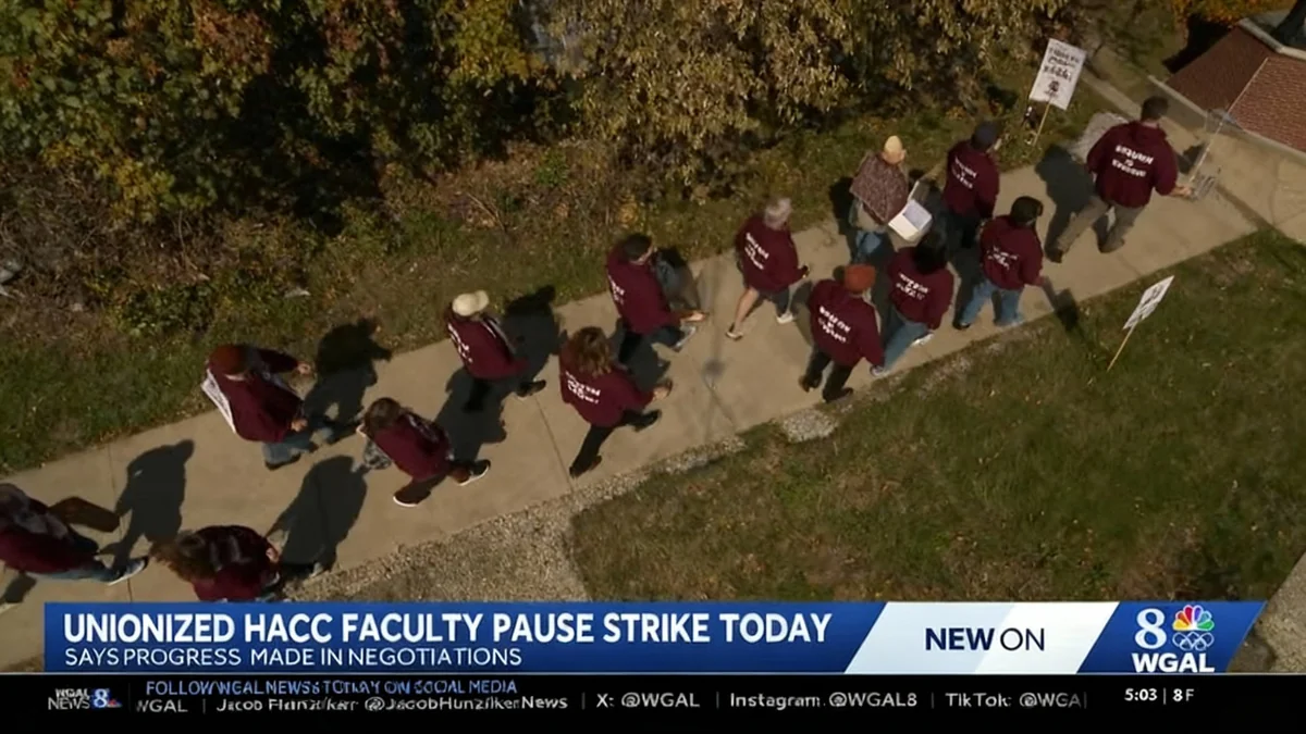 HACC Faculty Union Pauses Strike as Contract Talks Advance