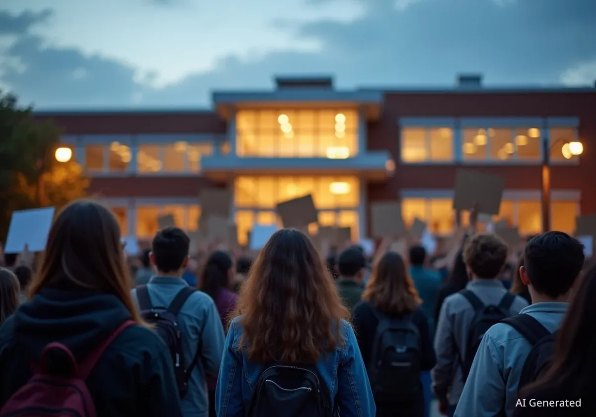 Oakland Mills High Community Protests School Board Funding Shift