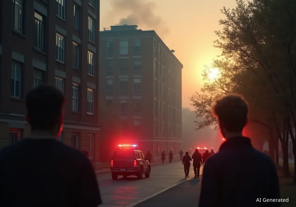 Fire at University of Iowa Dorm Displaces 50 Students