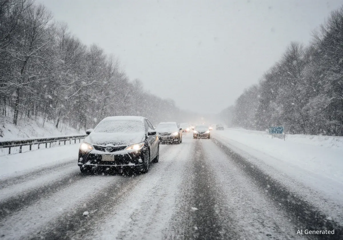 Winter Storm Hits North Carolina Causing Widespread Disruption